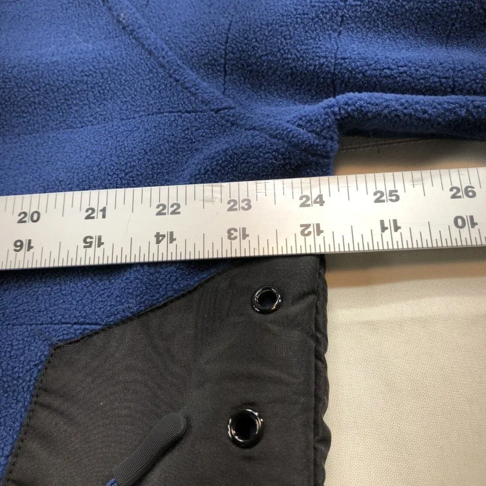 Ram King Blue Soft Fleece Zip Up Jacket 100% Polyester Adult L Zip Pockets New - Picture 6 of 6